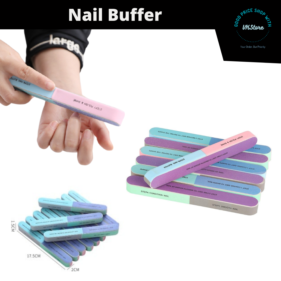 Nail Polisher Nail Buffer Seven-sided Polishing File Nail Tools Manicure Nail Care