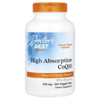 [PRE-ORDER] Doctors Best High Absorption CоQ 10 with BioPerine 100 mg 360 Veggie Caps