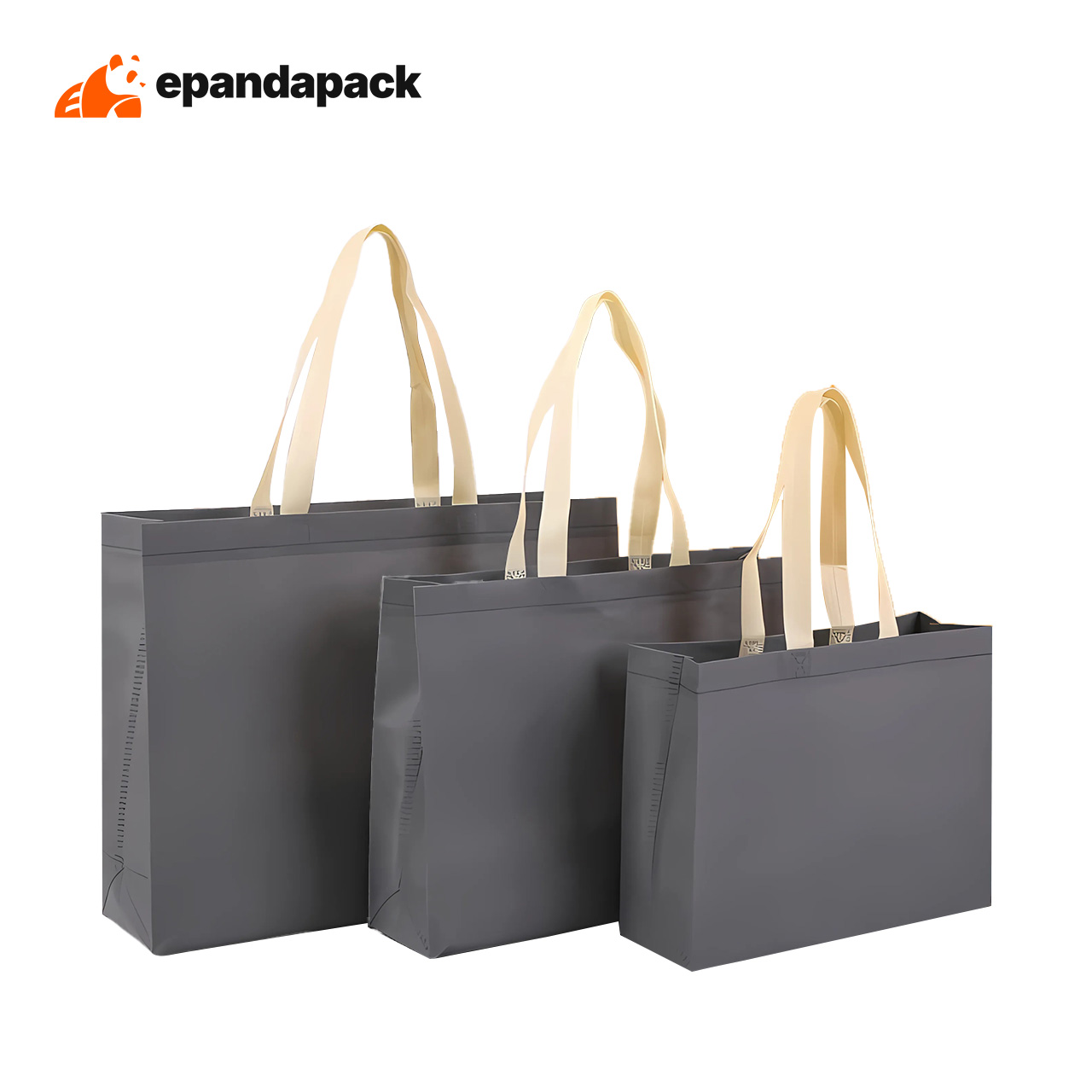 Non Woven Bag Beg Eco Friendly Shopping Tote Reusable Goodie Gift Handle Bag Kitar Semula Bungkusan