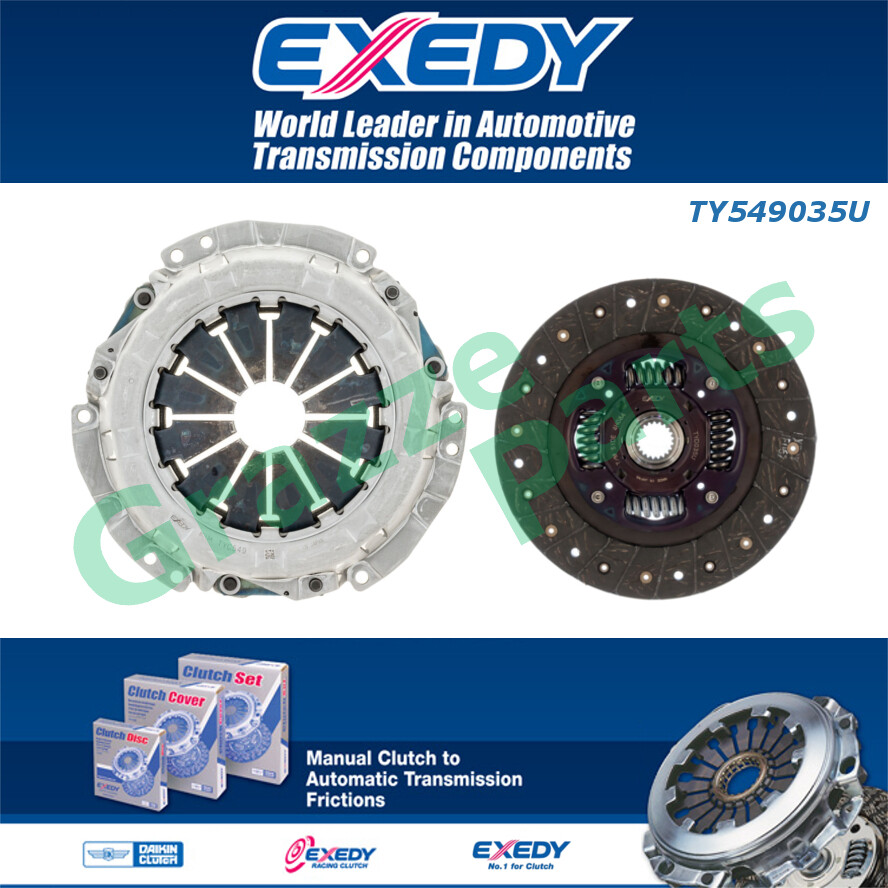 Exedy Daikin Clutch Kit Set TY549035U for Toyota Vios NCP42 Corolla