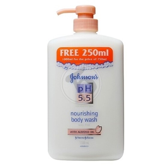 JOHNSON’S PH5.5 ALMOND BODY WASH 750ML+250ML