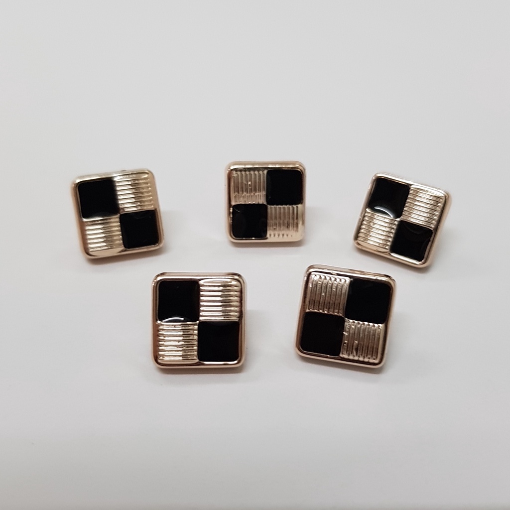 Malay Clothes Square Button (5pcs/pack) 1x1cm | Butang Segi Empat Baju Melayu
