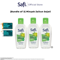 SAFI Minyak Zaitun Sejati 150ml Bundle of 3 | Vitamin A | Vitamin C | Vitamin E | Moisturises Skin & Hair | Olive Oil