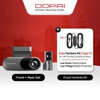 [3K+1K] DDPAI N3 Pro 3K 1620P Front & Rear Super Capacitor Dash Cam with Built-In GPS & ADAS