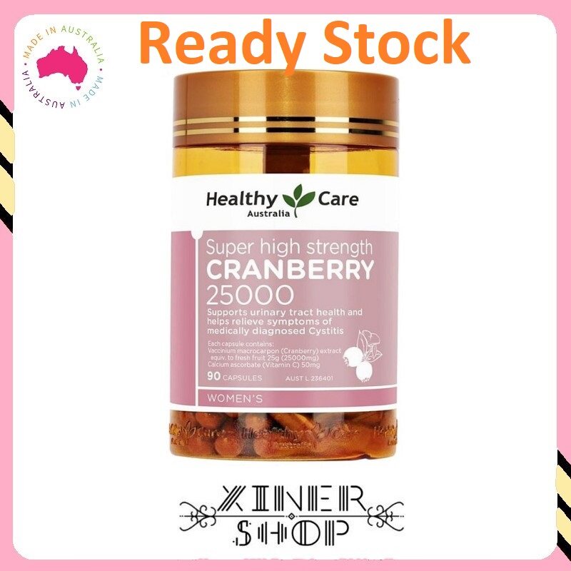 [Import From Australia] [Ready Stock EXP 06/2023] Healthy Care Super Cranberry 25000 ( 90 Capsules )