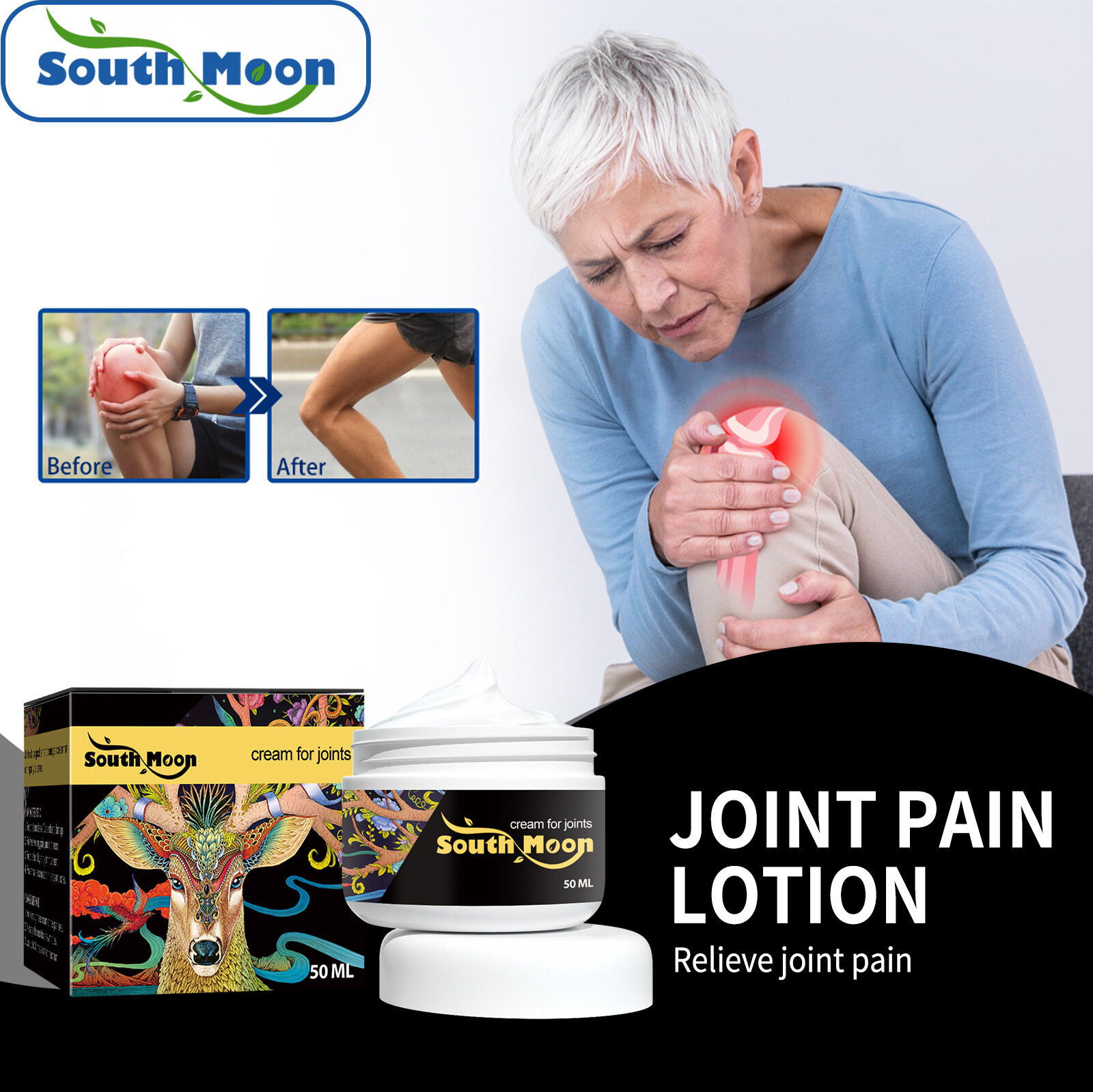 South Moon Joint Pain Relief Cream Relief Lumbar Disc Herniation Knee
