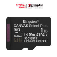 Kingston Canvas Select Plus Gen3 150MB/s A1 C10 microSD Card (SDCS3/64GB/128GB/256GB/512GB/1TB)