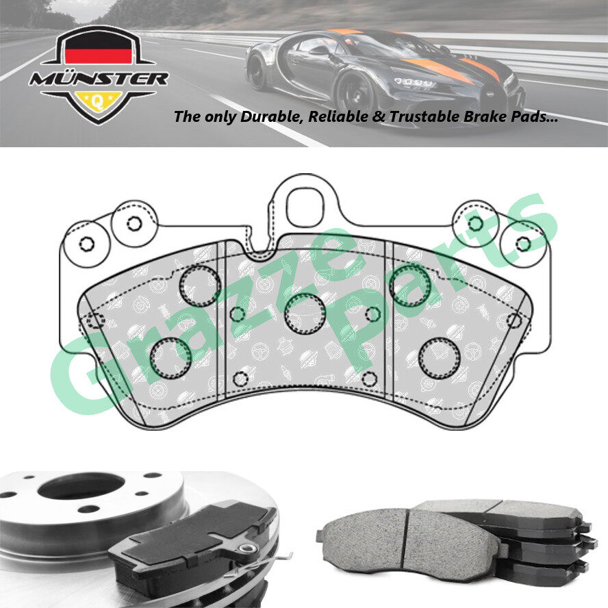 Münster Disc Brake Pad Front for Audi Q7 Porsche Cayenne (9PA) 3.2 3.6 03'-10' M02.2Y M55.0 VW Toure