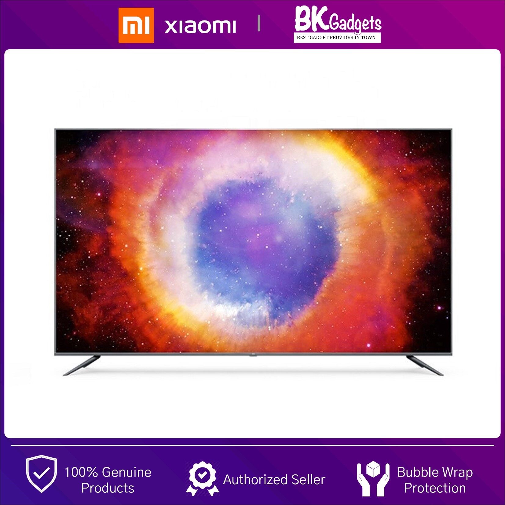 XiaoMi LED Smart TV 4S 75" 4K HDR [ Chinese Version ] - Dolby Sound Effect | DTS HD | 60Hz | 1 Year Malaysia Warranty