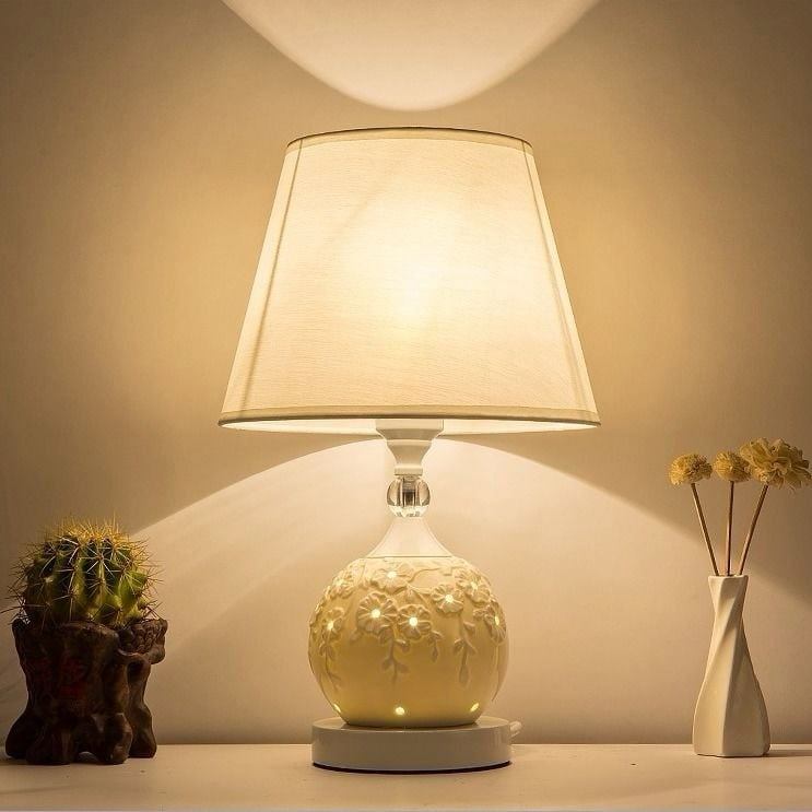 IKEA Ceramic Table Lamp Table Lamp Bedside Table Lamp Lampu Meja Bilik Tidur Lampu Meja Seramik lampumeja tablelamp