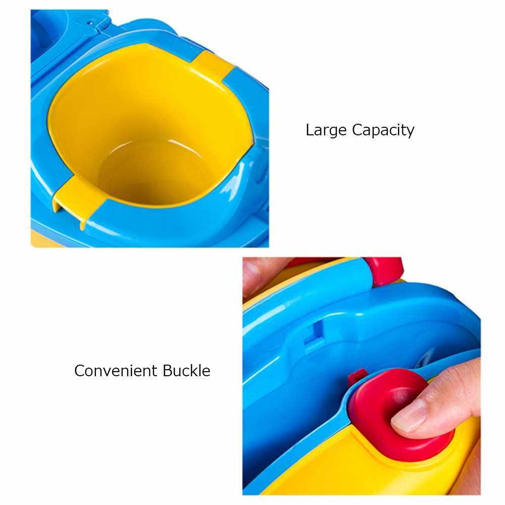 People's Choice Baby Portable Potty with Good Sealing Ability Large Capacity Childen Emergency Urinal Toilet Kids Pee Training Cup for Camping Car Travel (Yellow)
