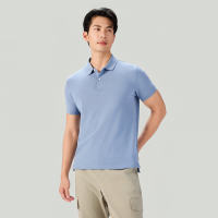 Giordano Mens Cotton Lycra Slim Short Sleeve Polo 01016245