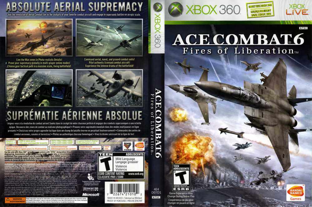 Xbox 360 gamerpic ace combat 6