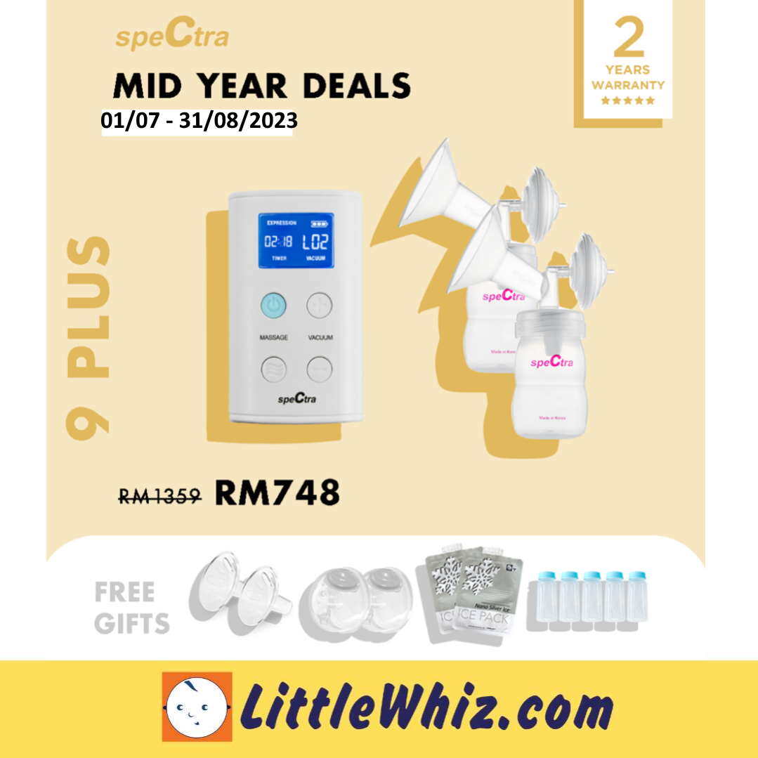 Spectra 9 Plus Double Electric Breast Pump Super Deal Package