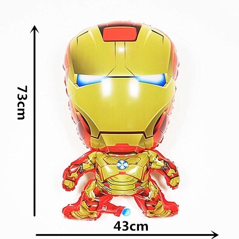 1pc 3D Super Hero 75*43cm Balloon Party Balloon Birthday Party Christmas Party Decoration Party Supply