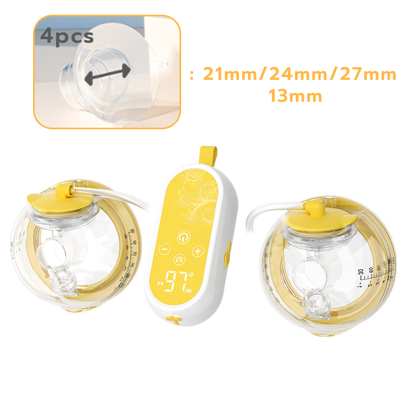 Electric Hands Free Breast Pump Wearable Breast Pump Wireless Double Pam Susu
