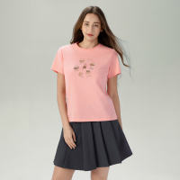 Giordano Beau Monde Womens Cotton Short Sleeve Print Tee 13396299