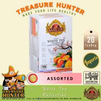 BASILUR White Tea 20 Assorted Tea Bags with Four Additional Flavours Added To White Tea