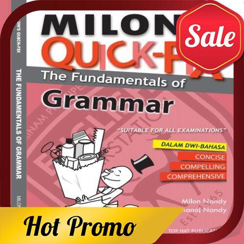 Milon\'s Quick-Fix: Fundamental of English Grammar Dual Language Dwi-Bahasa (Ready Stock)