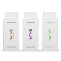 Native Body Wash Shower Gel Coconut Cucumber Eucalyptus Lavender Soap