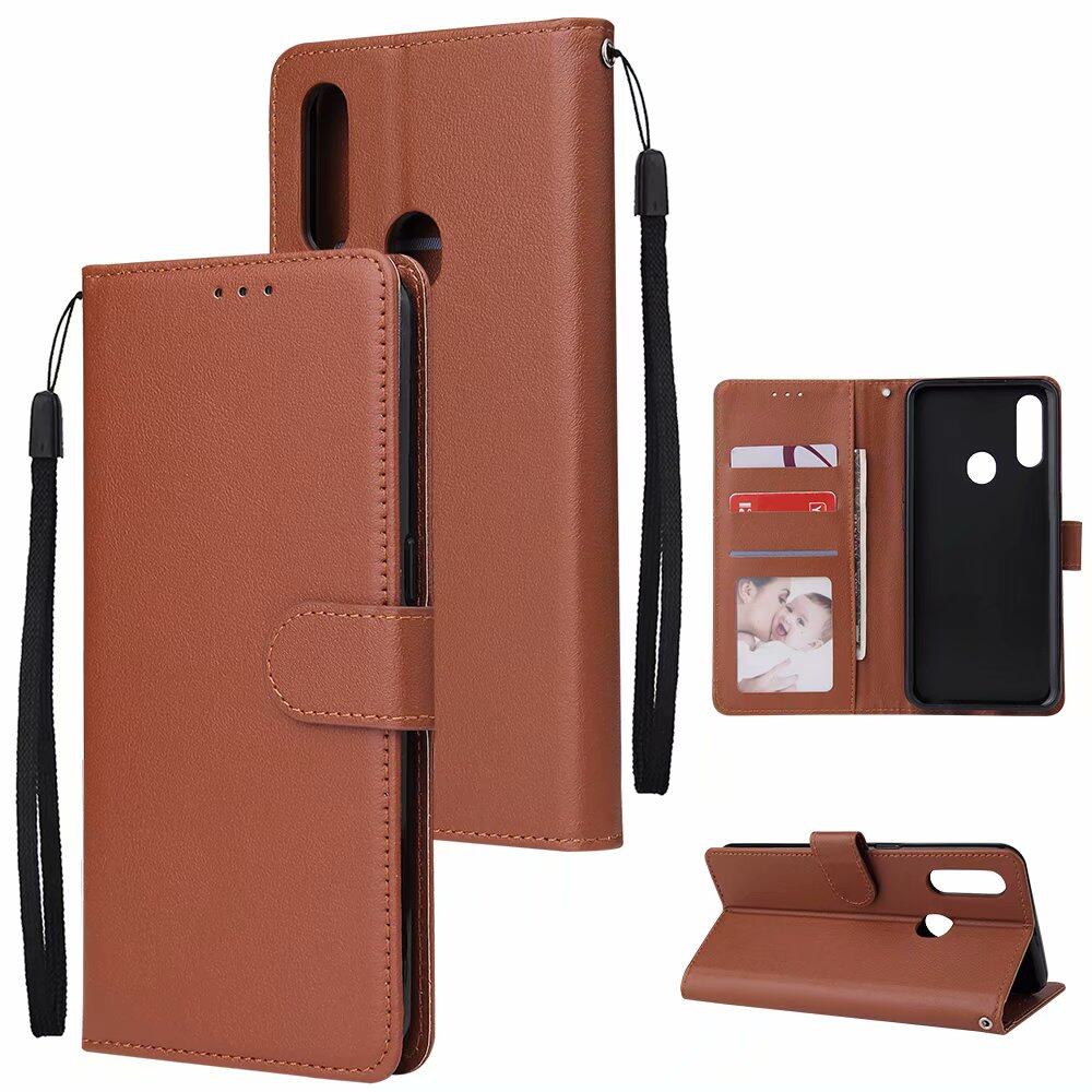 Ốp Da PU Sang Trọng Nhẹ Cho Oppo A31 Cho Oppo A8 BJONE Ốp Lưng TPU Có Ngăn