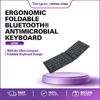 Targus Ergonomic Foldable Bluetooth® Antimicrobial Keyboard (Black) (AKF003AP)