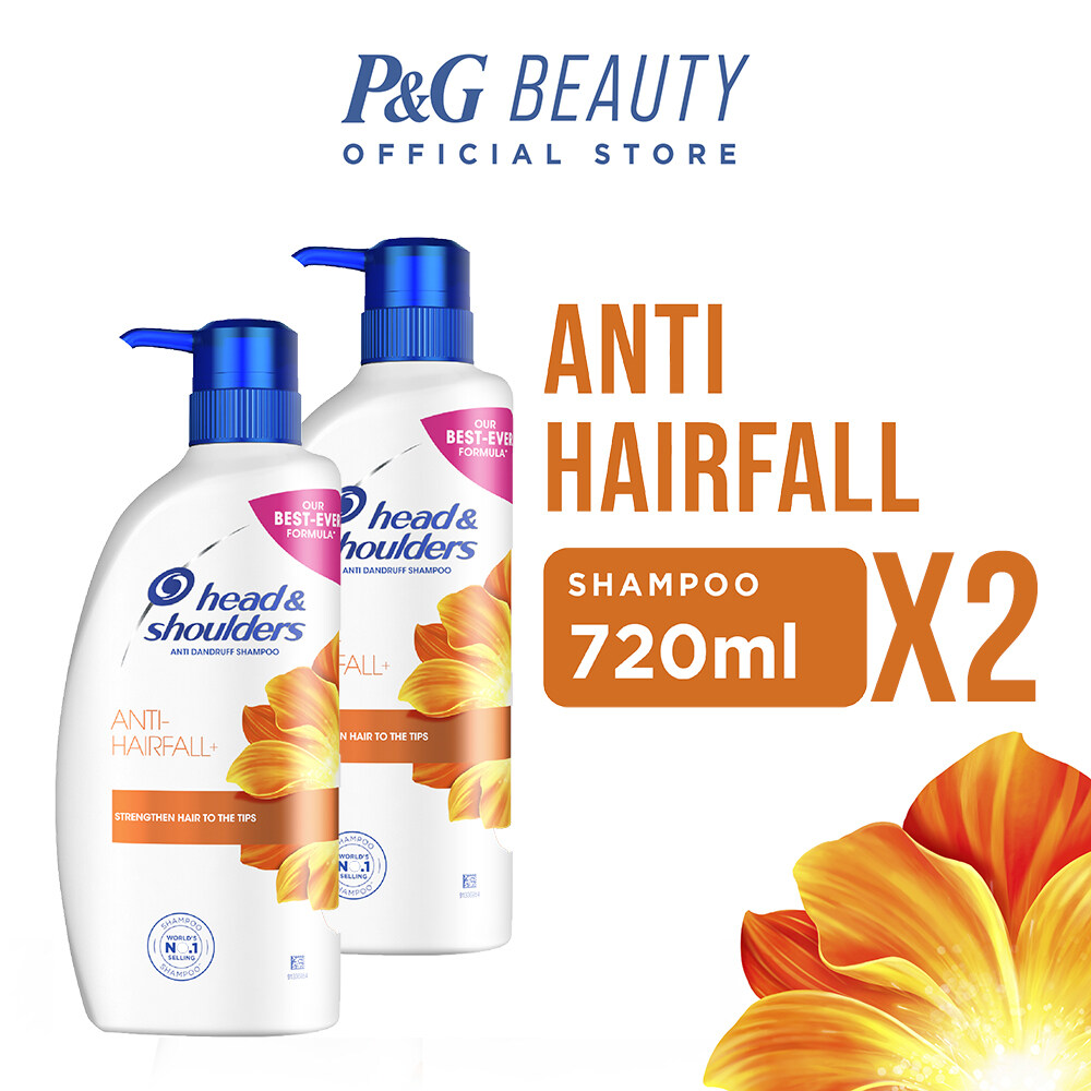 Head & Shoulders Anti-Hairfall Anti-Dandruff Shampoo 720ml Bundle Pack