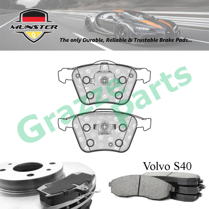 Münster Disc Brake Pad Front for Volvo S40 II MS 2.0 2006-2012 B4204S3 2.4 2004-2010 B5244S4 - 2
