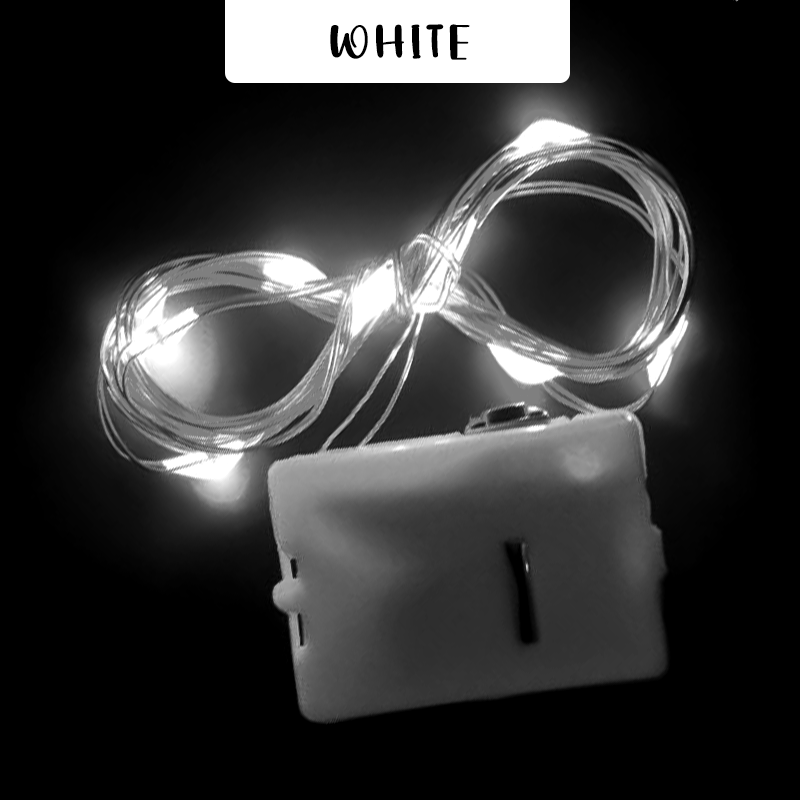 10/20 LED Light Strip 3 modes 1M 2M 3M String Fairy Lights Copper Wire Lamp Indoor Outdoor Decoration for Parties