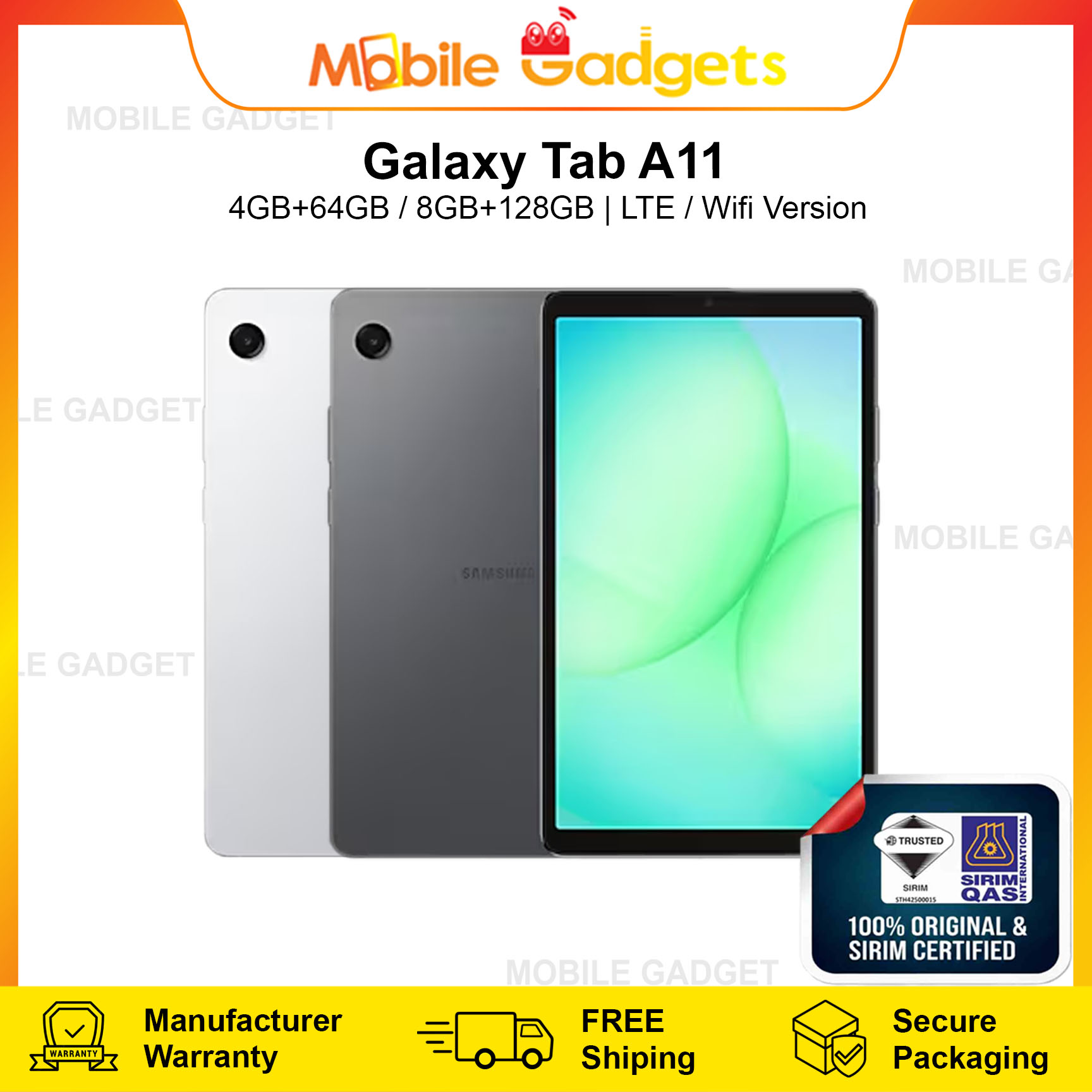 Samsung Galaxy Tab A11+ / Tab A11 WiFi / LTE