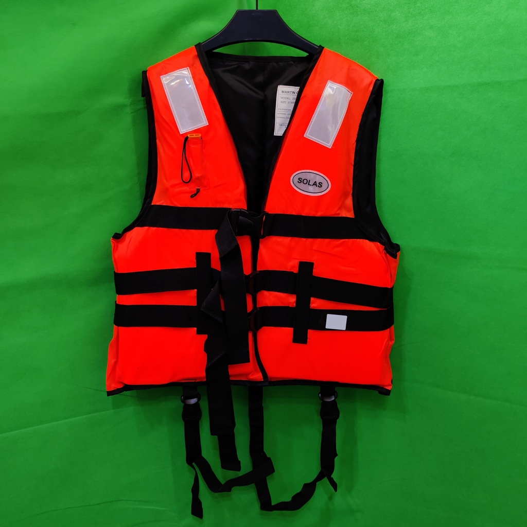 PESCA SOLAS LIFE JACKET FOR ADULT AND KIDS Ready Stock Fishing Snorkering Yard Port or any Security Standard