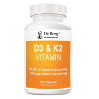 D3 K2 Vitamin 10000 IU includes 100mcg Vitamin K2 MK7 aids absorption