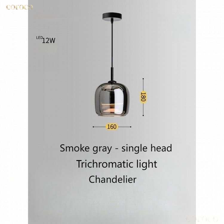 Bedside Pendant Light Modern Bedroom Dining Room Lamps Glass Pendant Lights
