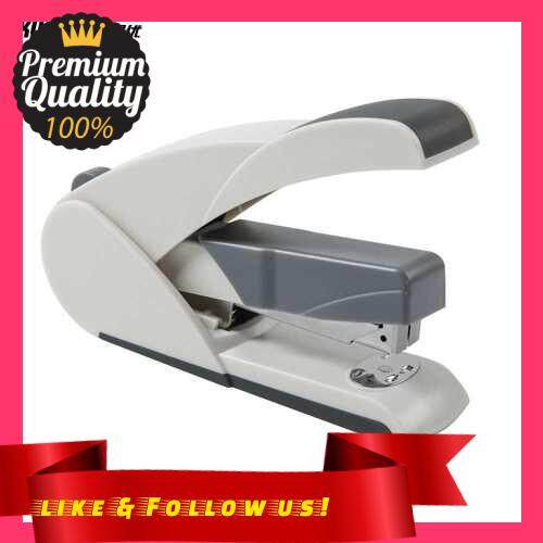 People’s Choice Office Desktop Stapler Executive Paper Metal Stapler Super Low Force Effort One Finger Touch (Grey)