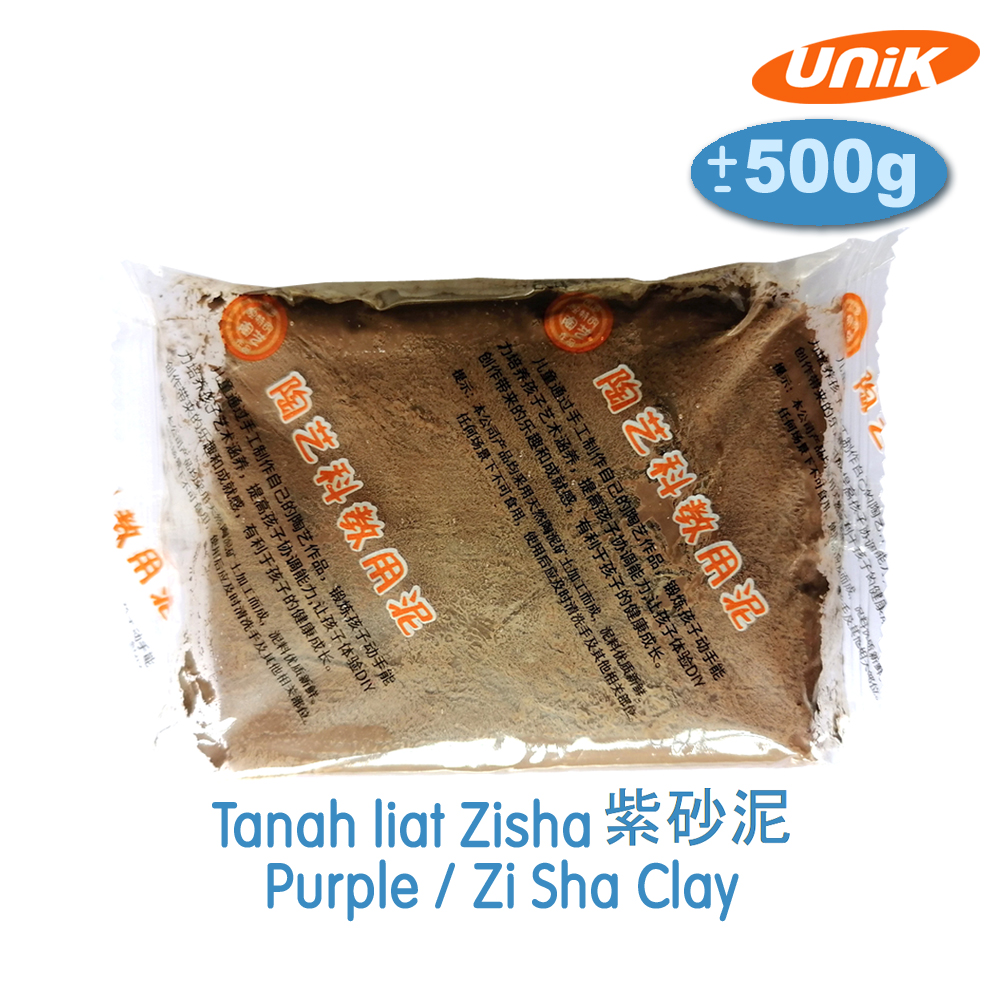 [UNIK] 500g High Quality Pottery Porcelain Clay Ceramic for Carving Wheel Throwing / Tanah Liat Seramik untuk Seni RBT 美术陶泥捏雕拉坯艺术
