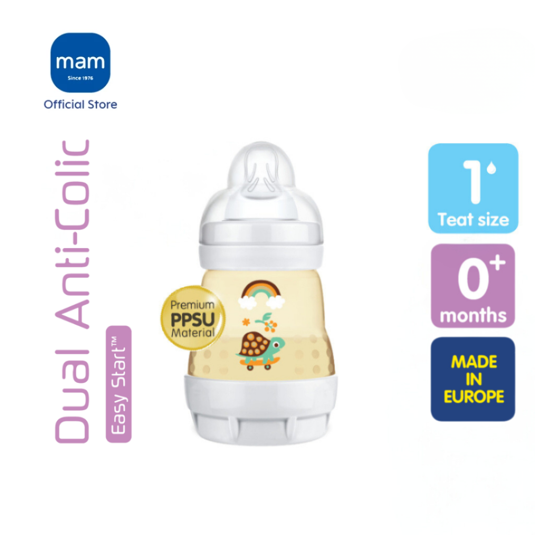 MAM Dual Anti-Colic PPSU Baby Bottle (160ml)