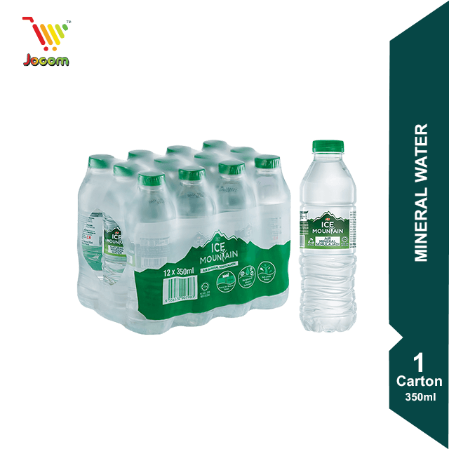 F&N Ice Mountain Mineral Water (12 x 350ml) X 1 Carton [KL & Selangor Delivery Only]