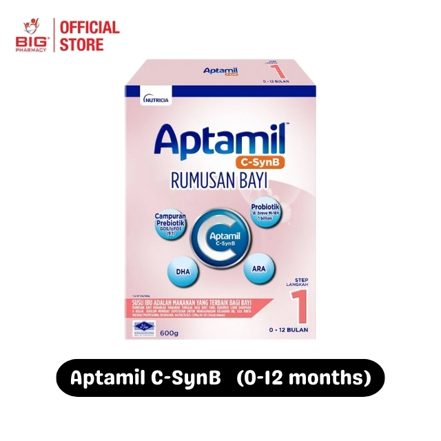 Aptamil C-SynB Infant Formula 600g / 1.2kg (STEP 1 / 2)