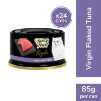 FANCY FEAST Royale Virgin Flaked Tuna Wet Cat Food (24 x 85g)