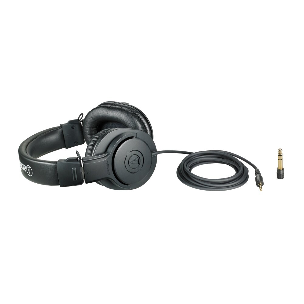 Audio-Technica Professional Monitor Headphones ATH-M20X with 40mm Driver, Copper-Clad Aluminum Wire, 3 Meter Length Cable, 15 - 20,000 Hz