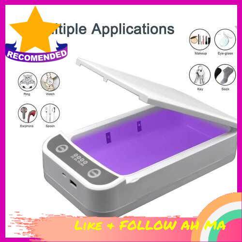 Best Selling Portable 5V UV Sterilizer Box Phone Purified Cleaner Case Household Cleaner Personal Sanitizer Disinfection Box Phone box with Aromatherapy (Standard)