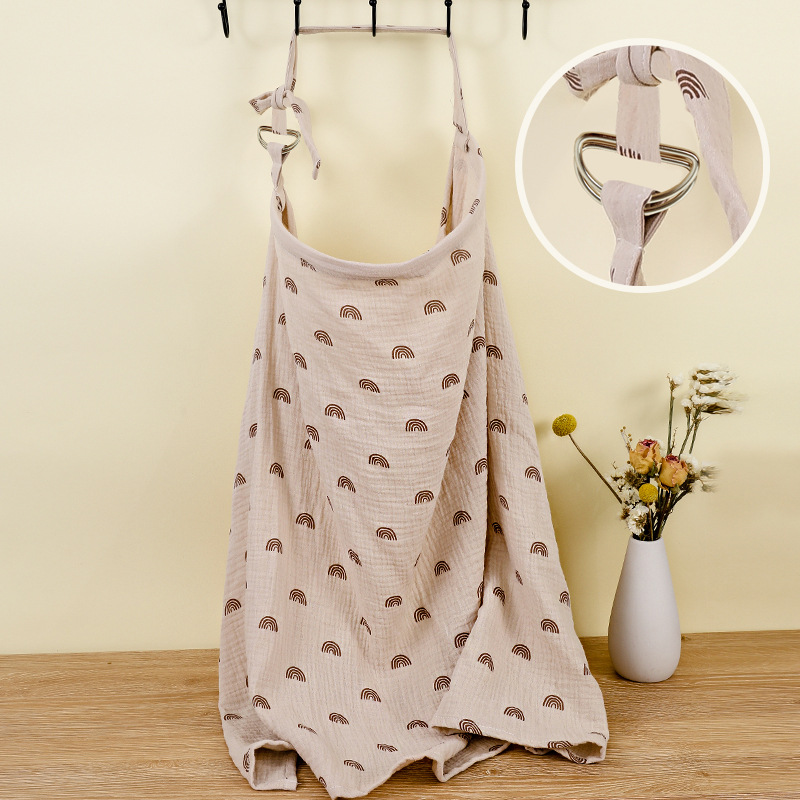 Breastfeeding Nursing Cover Cotton Apron Shawl Cloth Blanket kain menyusu
