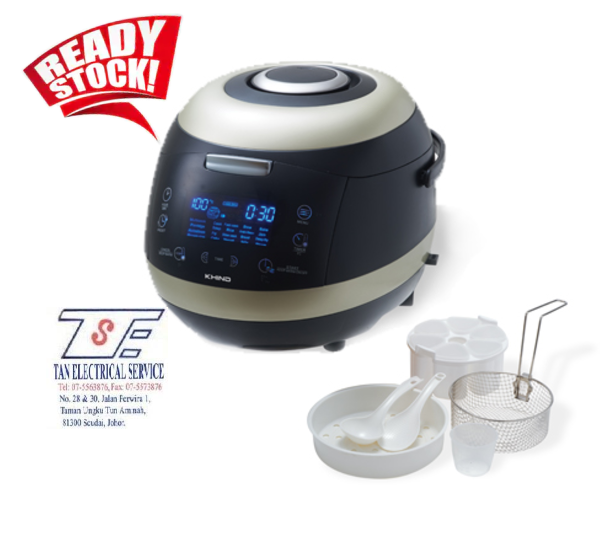 KHIND MULTI COOKER 1.2L MC12S READY STOCK PGMall