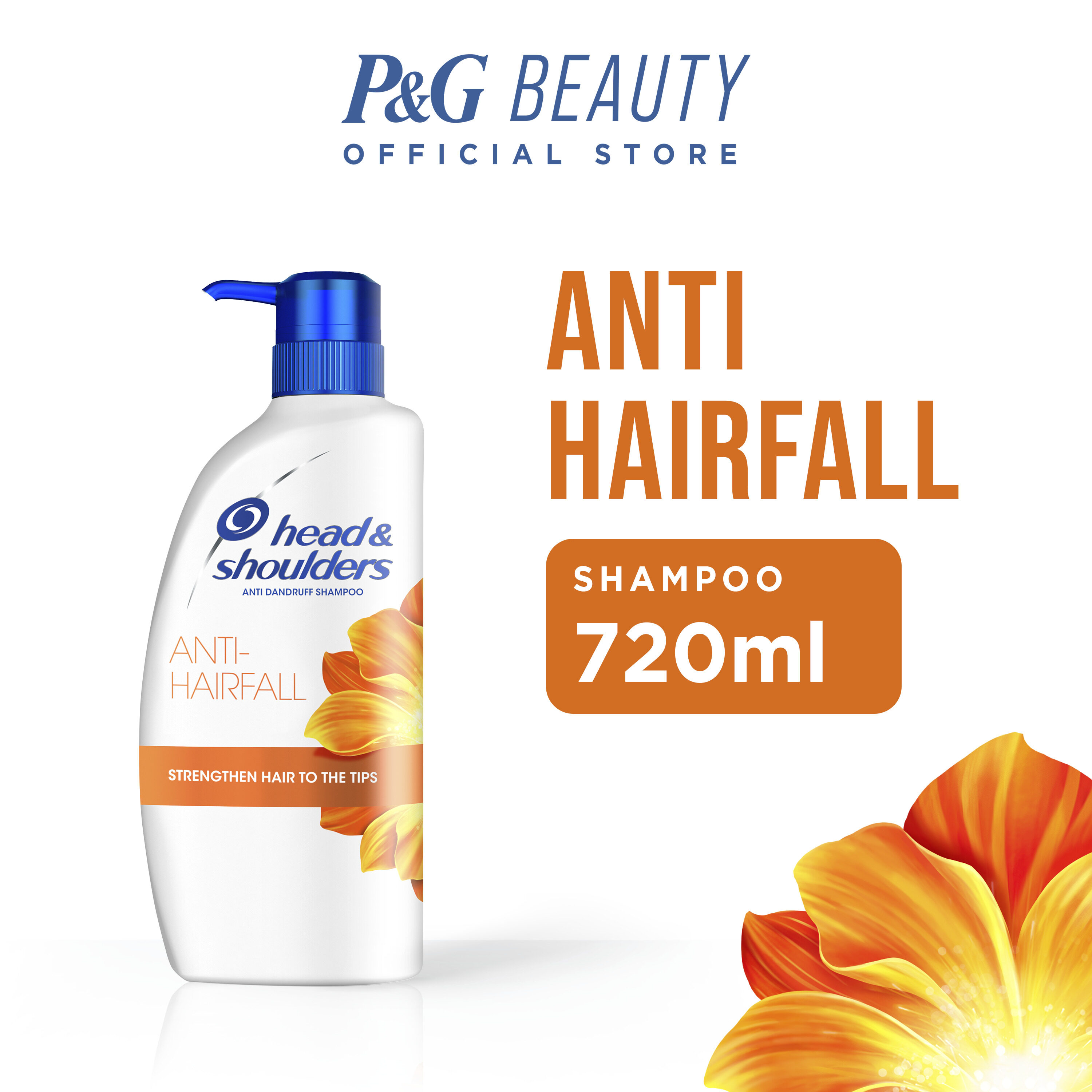 Head & Shoulders Anti-Hairfall Anti-Dandruff Shampoo 720 ml
