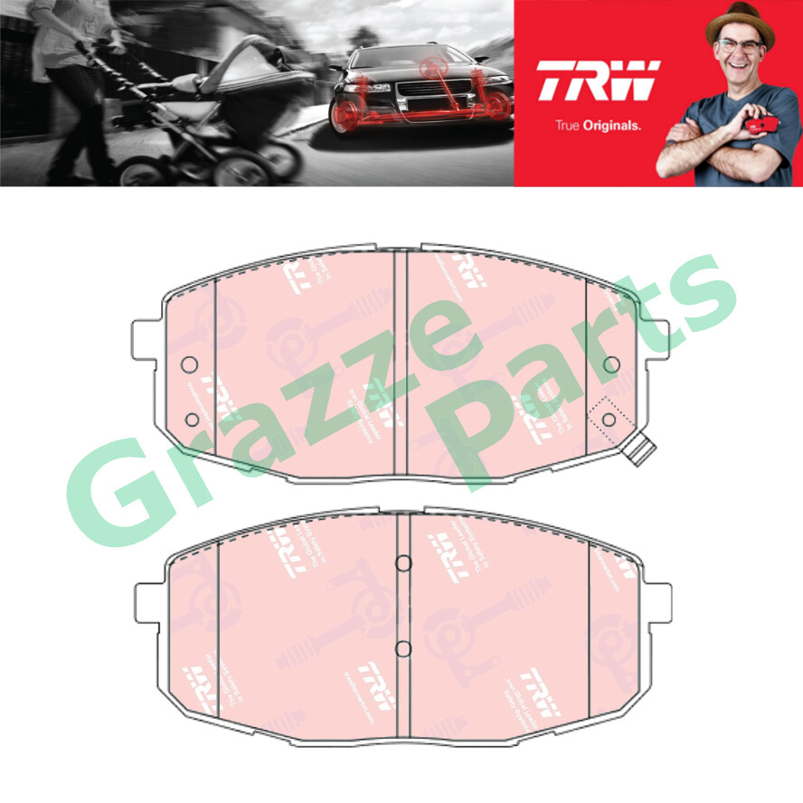 TRW Brake Pad Front for GDB3342 for Kia Carens Citra Forte