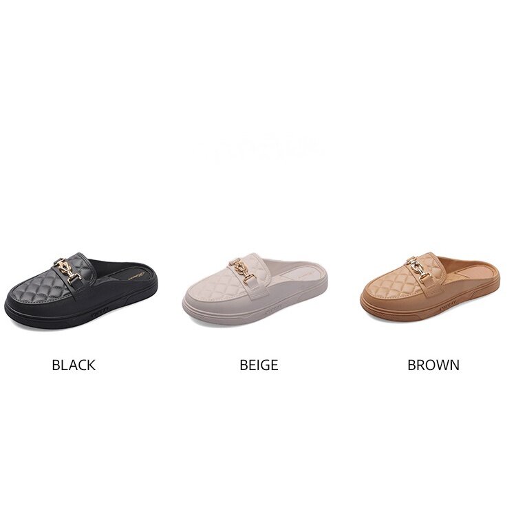 Buckle Deco Wedges Loafers New Arrival