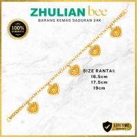 Rantai Tangan Kendi Candy Love Kerawang Emas Zhulian BT5009 Gold Bracelet Jewelry