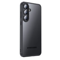 UFLAXE ICEY - For Samsung Galaxy S25 FE Case - CLEAR ANTI-YELLOW Matte Shockproof Hard Case Anti-Fingerprint Slim Phone Case