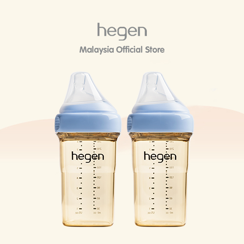 Hegen PCTO™ 240ml/8oz Feeding Bottle PPSU (2-pack) Blue