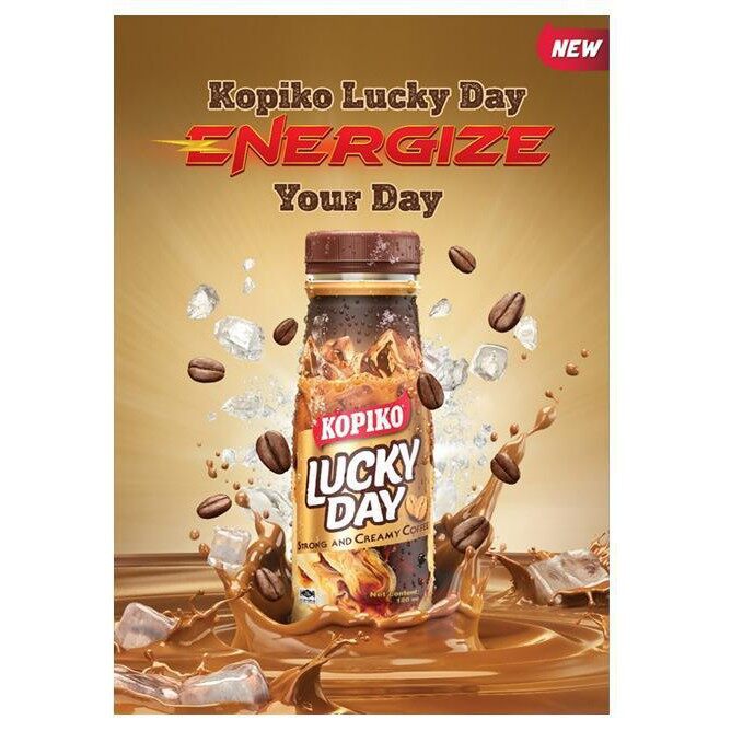 [FSC] Kopiko Lucky Day Coffee Drinks 180ml x 24botol - Carton